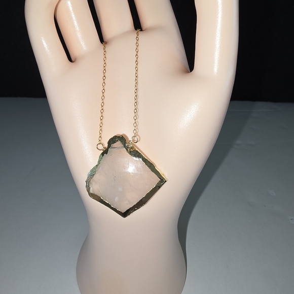 Rose quartz necklace - Picture 3 of 16